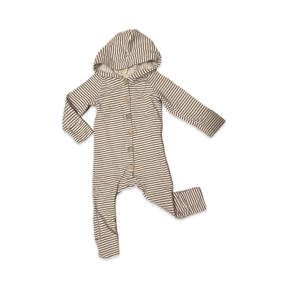 Childhoods Clothing 18-24m Striped Kids One Piece hooded romper
